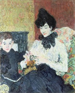 Madame Doubrere e suo figlio da Louis Valtat