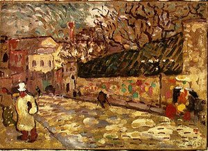 Uomo con stampelle da Louis Valtat