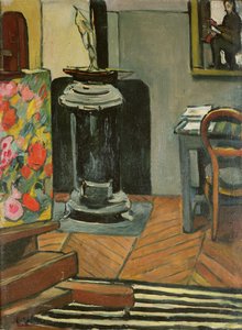 La stufa nello studio da Louis Valtat
