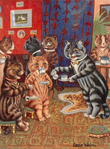 Prendere il tè da Louis Wain