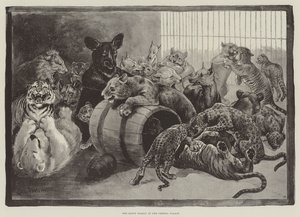 La famiglia felice al Crystal Palace da Louis Wain