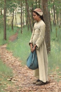 Ragazza con fagotto da Louis Welden Hawkins