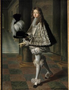 Ritratto in piedi di Louis Alexandre de Bourbon, conte di Tolosa da Louis de Boullogne