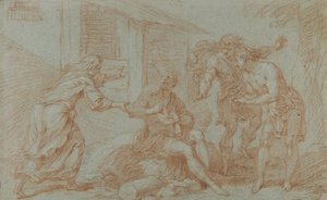 Socrate che prende la coppa di veleno da Louis de Boullogne the Younger