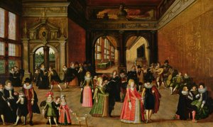 Un Ballo Durante il Regno di Enrico IV da Louis de Caullery