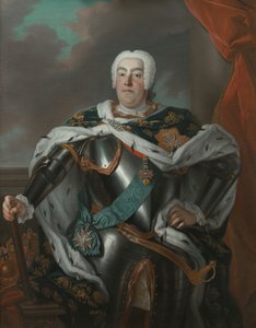 Ritratto di Augusto III di Polonia da Louis de Silvestre
