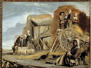 Il carro o il ritorno del fieno da Louis le Nain