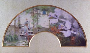 Sarah Bernhardt in un giardino giapponese