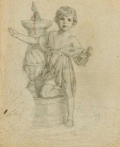 Senza titolo (Bambino con quadrante solare)