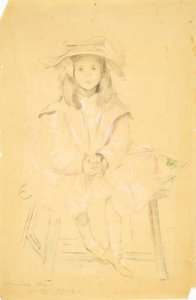 Senza titolo (Ragazza seduta) da Louise Cox