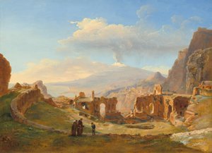 Il Teatro Romano di Taormina da Louise Josephine Sarazin de Belmont