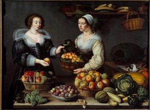 La venditrice di frutta e verdura