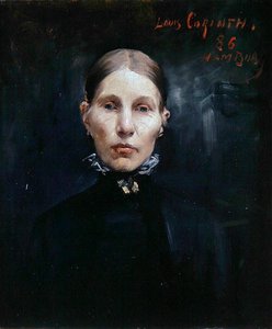 Ritratto di una donna di Amburgo da Lovis  Corinth
