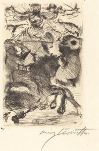 Adhba il cammello da Lovis Corinth