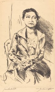 Anneliese Halbe, 1918 da Lovis Corinth