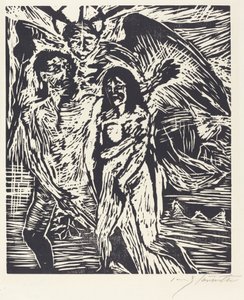 La cacciata dal paradiso da Lovis Corinth