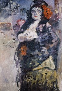 Carmencita Ritratto di Charlotte Berend-Corinth in abito spagnolo da Lovis Corinth