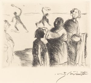 Il banchetto di Trimalcione: pl. II da Lovis Corinth