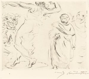 Das Gastmahl des Trimalchio: pl. XI da Lovis Corinth