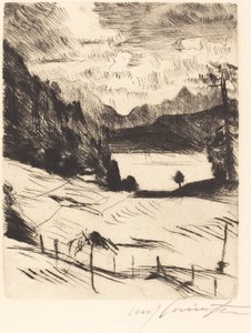 Il Walchensee (Der Walchensee) da Lovis Corinth