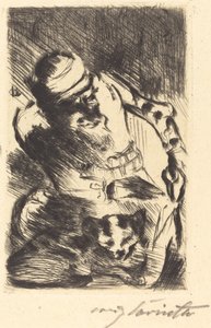Il gatto del profeta da Lovis Corinth