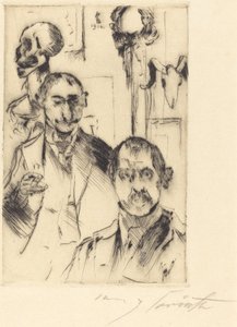 Doppelbildnis mit Skelett da Lovis Corinth