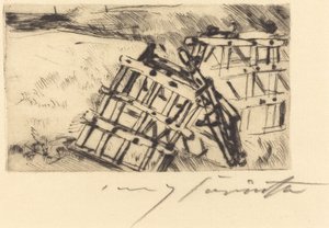 Egge Harrow, 1916 da Lovis Corinth