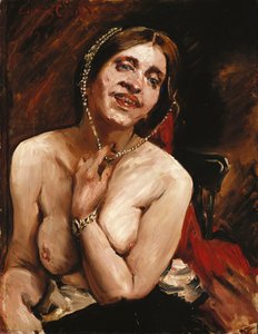 Nudo Femminile sulla Poltrona da Lovis Corinth
