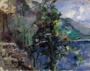 Jochberg al lago di Walchensee da Lovis Corinth