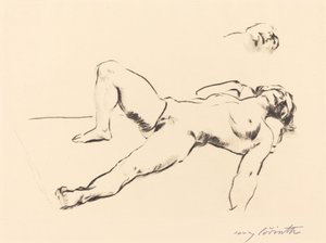 Nudo Femminile Disteso II da Lovis Corinth
