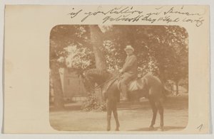 Lovis Corinth a Carl Strathmann: Cartolina, timbro postale 5 settembre 1910