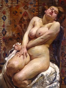 Nana, nudo femminile da Lovis Corinth