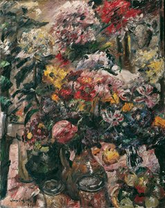 Natura morta con crisantemi e amarilli da Lovis Corinth