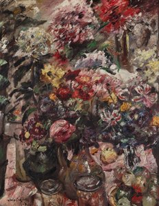 Natura morta con crisantemi e amarilli da Lovis Corinth