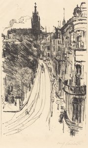 Strasse in Königsberg, 1918 da Lovis Corinth