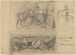 Il Fienile da Lovis Corinth