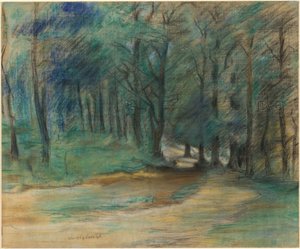 Sentiero nel bosco da Lovis Corinth