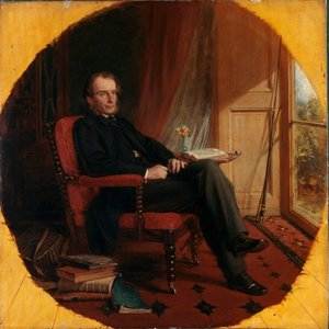 Ritratto dello scrittore inglese Charles Kingsley da Lowes Cato Dickinson