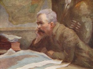Illustrazione per la vita di HM Stanley (litografia a colori)