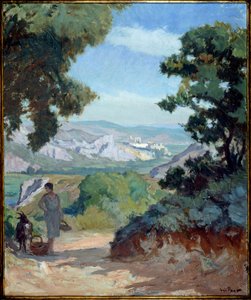 Paesaggio rodano (Joseph Loys Prat, XX secolo)