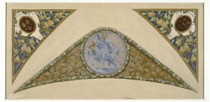 Bozzetto per la Scala dei Banchetti al Municipio di Parigi: Ariete, ca. 1888-1898 da Luc Oliver Merson