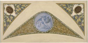 Bozzetto per la scala delle Feste al Municipio di Parigi: Acquario, tra il 1888 e il 1898 da Luc Oliver Merson