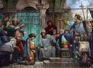 San Luigi condanna Enguerrand IV de Coucy (1220-1310) da Luc Oliver Merson