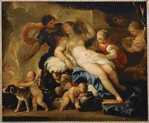 Mars et Venus dans la forge de Vulcain - Marte e Venere nella fucina di Vulcano ...