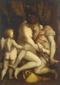 Venere e Adone, 1565-1569 da Luca Cambiaso