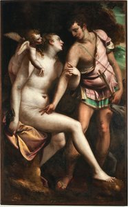 Venere e Adone da Luca Cambiaso