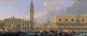 Il Molo, Venezia, dal Bacino di San Marco da Luca Carlevaris