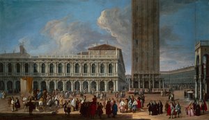La Piazzetta e Piazza San Marco, Venezia da Luca Carlevaris