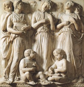 Dettaglio dalla Cantoria nella Cattedrale di Santa Maria del Fiore, Firenze da Luca Della Robbia