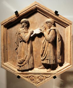 Pitagora ed Euclide da Luca Della Robbia